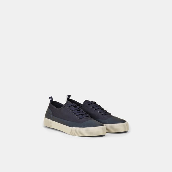 Aigle The Eco-friendly Canvas And Rubber Sneakers Men Navy ZA-72351